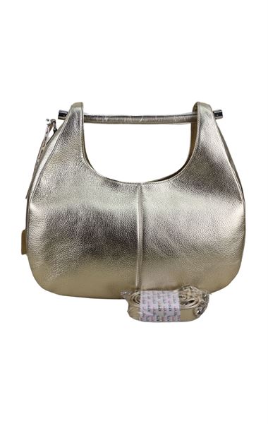 Gold Hakiki Deri Kadın El Omuz Askılı Çanta 2525