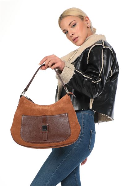 Taba Hakiki Deri Süet Kadın El Omuz Çapraz Askılı Çanta 2367