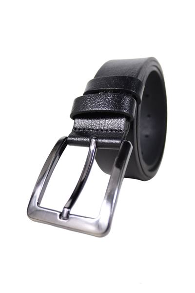 %100 Hakiki Deri Erkek Kemer 8021 Siyah