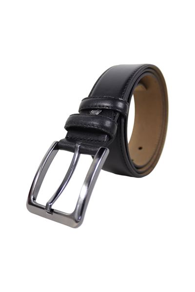 %100 Hakiki Deri Erkek Kemer 8023 Siyah