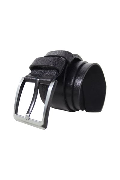 %100 Hakiki Deri Erkek Kemer 8025 Siyah