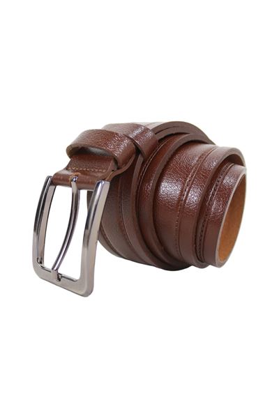 %100 Hakiki Deri Erkek Kemer 8032 Taba