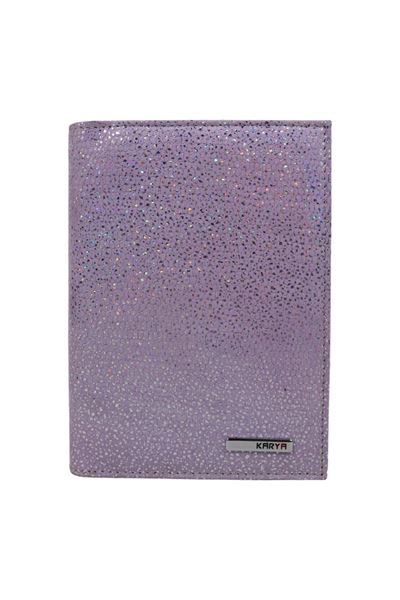 Lila Hakiki Deri Kadın Ruhsatlık 04281