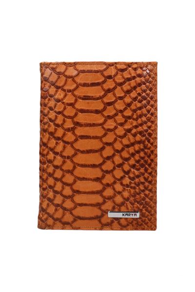 Hakiki Deri Unisex Ruhsatlık 04284 Turuncu