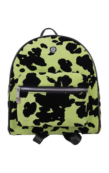 Hakiki Deri Kadın Sırt Çantası 0781 Yeşil